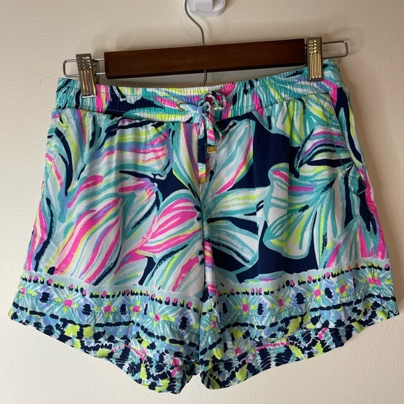 Lilly Pulitzer Pants - LILLY PULITZER‎ Ladies Size XS Katia Shorts Blue And Pink
